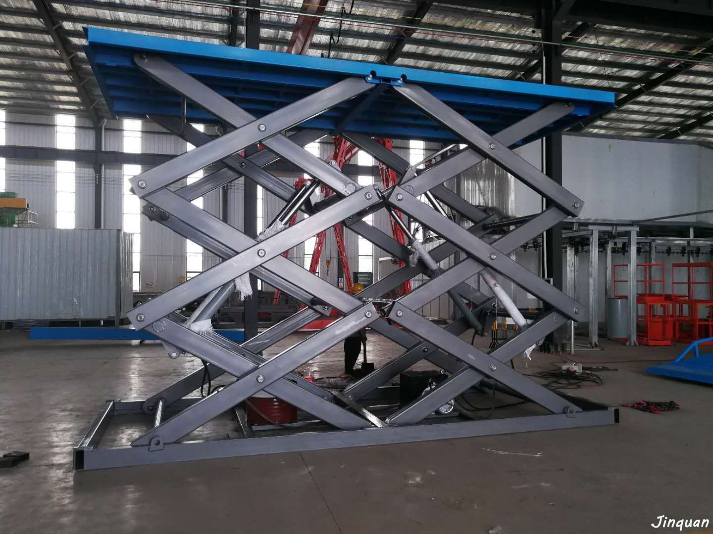 雙跨固定升降平臺(tái) 固定升降平臺(tái)